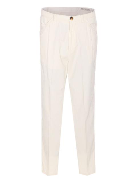 Brunello Cucinelli zip-fly button trousers