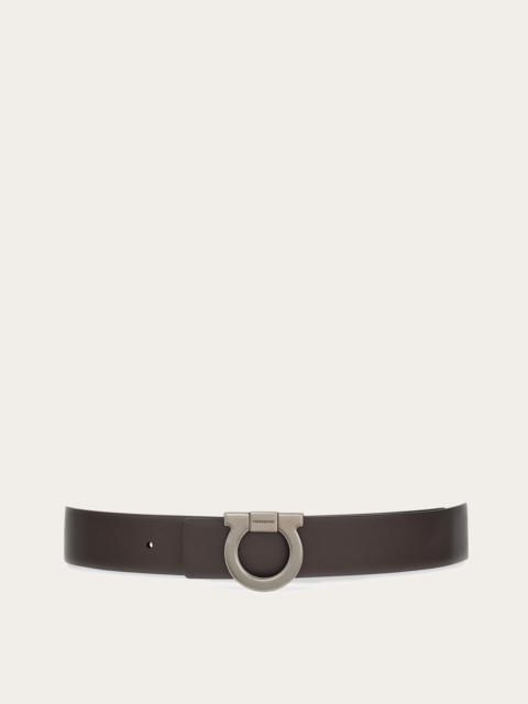 FERRAGAMO Fixed reversible Gancini belt