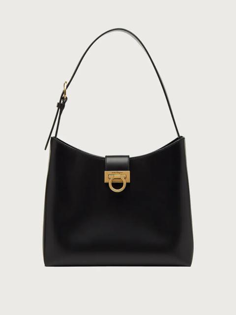 FERRAGAMO TRIFOLIO SHOULDER BAG (L)