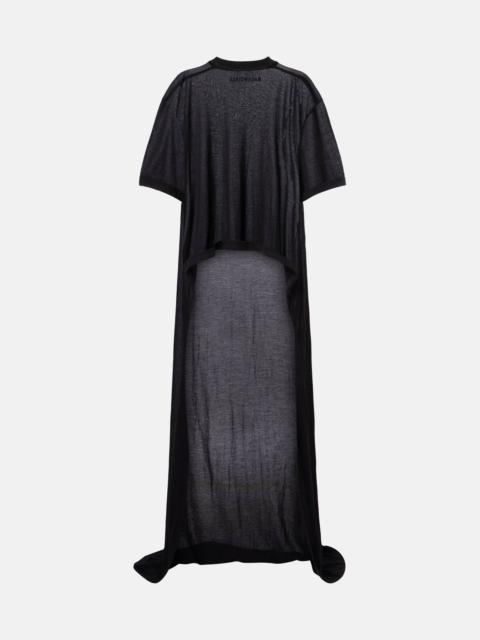 BALENCIAGA Caped T-shirt