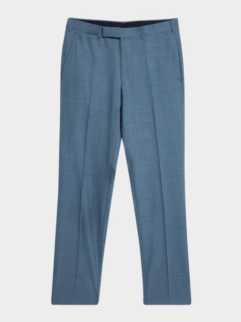 ZEGNA Men's High Performance Flat-Front Trousers