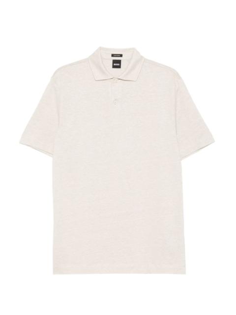BOSS buttoned polo shirt