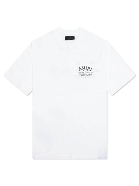 AMIRI ARTS DISTRICT TEE - WHITE