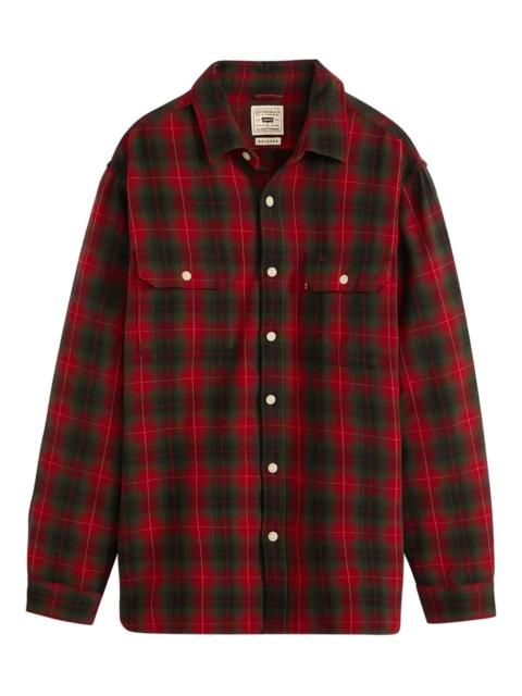 Levi's plaid-pattern long-sleeve shirt