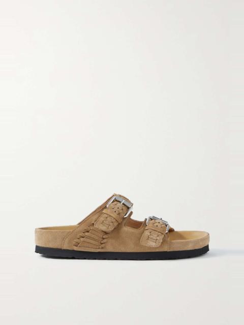 Isabel Marant Lennyo braided suede slides