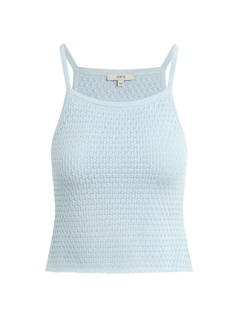 Joe's Jeans Women's The Pointelle Everyday Scoopneck Tank - Powder Blue