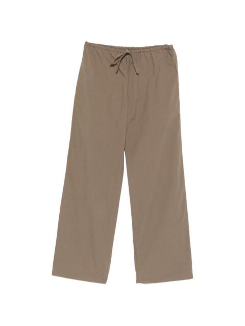 MATTEAU Drawcord straight-leg trousers