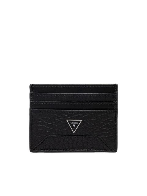 GUESS USA pebbled texture card holder