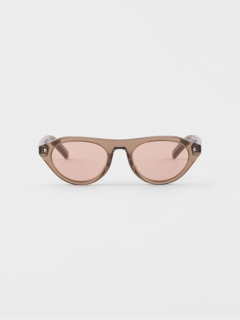 Prada Prada sunglasses with iconic metal plaque