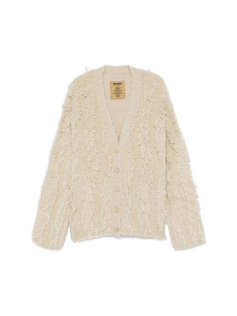 frayed cardigan