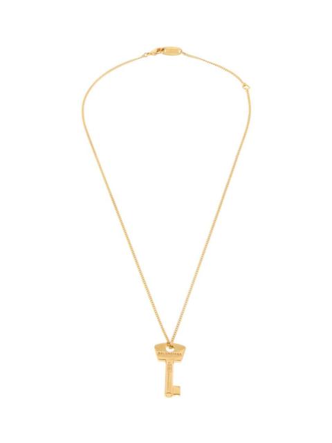 Women's Amour Key Necklace  in Gold