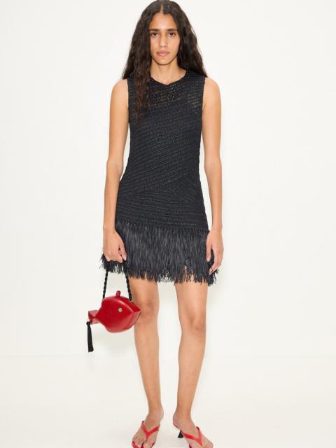 SIMONMILLER Mira Crochet Mini Dress In Black