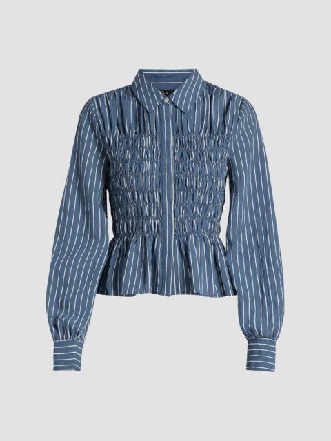 Rails Women's Bradshaw Striped Blouse - Washed Indigo Stripe