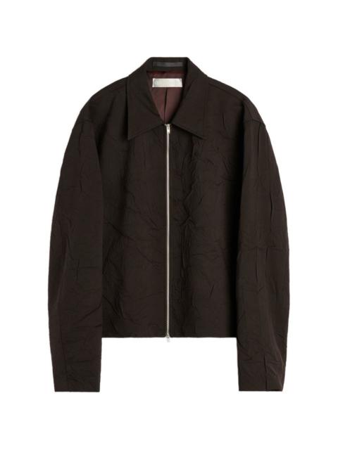 Our Legacy Mini crinkled wool shirt jacket
