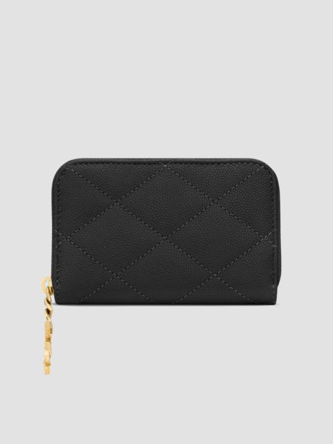SAINT LAURENT Women's Cassandre Bijou Change Purse - Black
