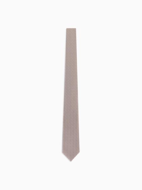 GIORGIO ARMANI Pure silk jacquard tie