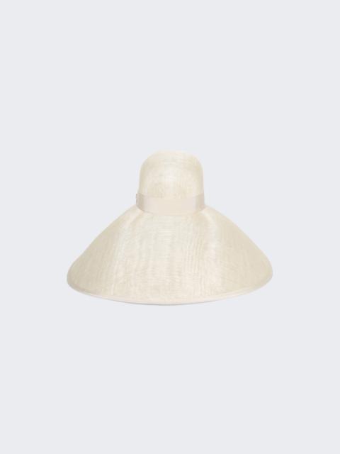 Valentino Large Brim Sun Hat Cream