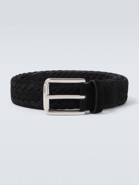 Tod's Braided suede belt