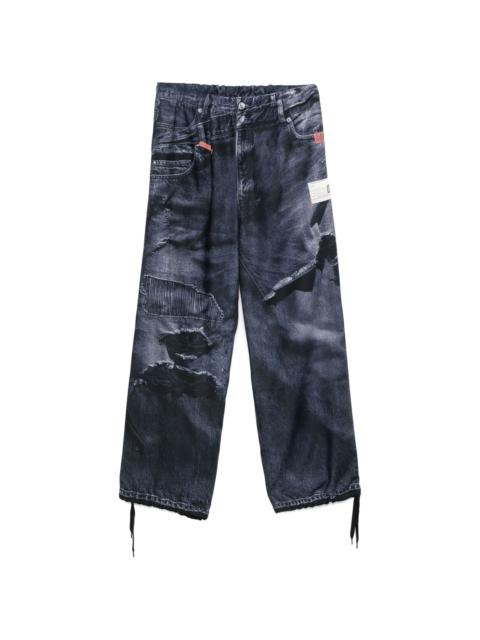 Maison MIHARAYASUHIRO Trompe l'oeil trousers