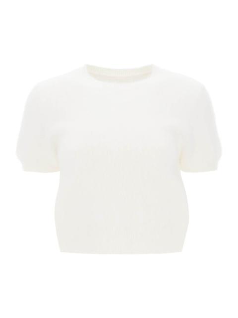 Maison Margiela ANGORA WOOL SHORT-SLEEVED TOP