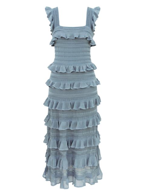Zimmermann CLASH LACE FRILL DRESS