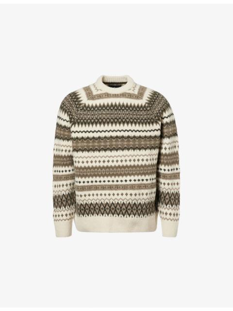 Barbour Hase Crewneck Stretch-Wool Blend Jumper