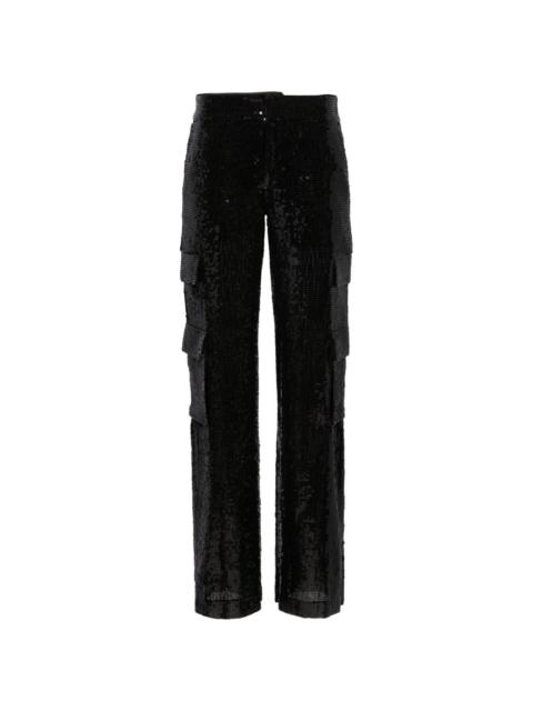 Alice + Olivia Hayes sequinned cargo pants