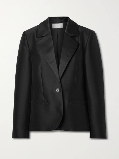 The Row Dru Wool And Silk-blend Blazer