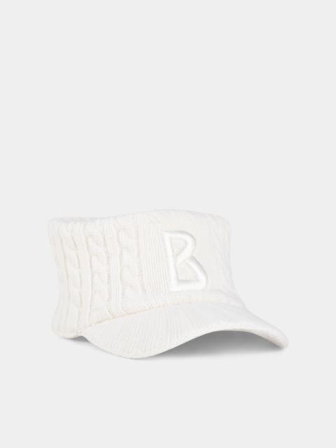 Tessa Visor headband in Off-white