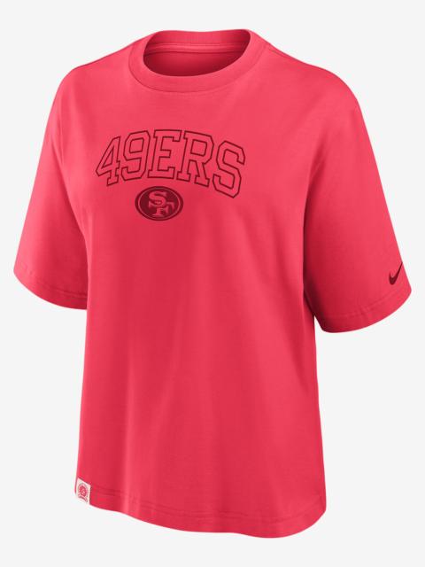 Nike San Francisco 49ers Arch Boxy Women's Nike NFL T-Shirt