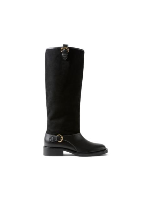 Claudie Pierlot buckle-detail knee-high boots