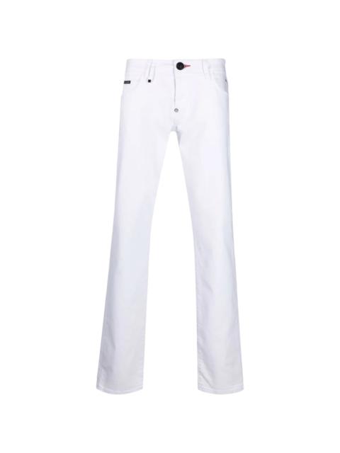PHILIPP PLEIN mid-rise straight-cut jeans
