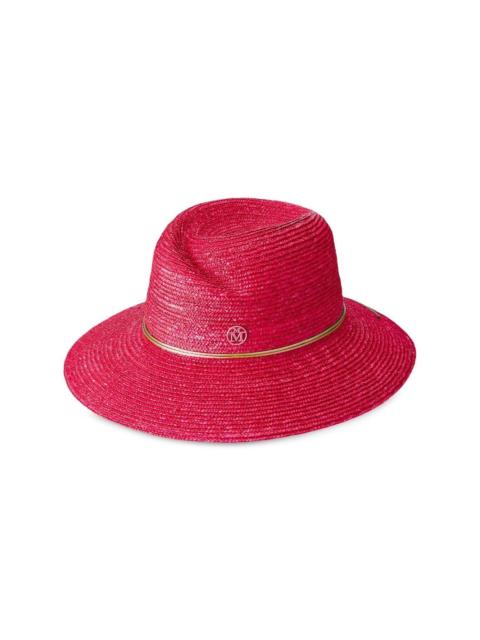 MAISON MICHEL Virginie straw fedora