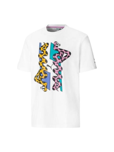 PUMA PUMA X Aka Boku T-Shirt 'White' 530222-02