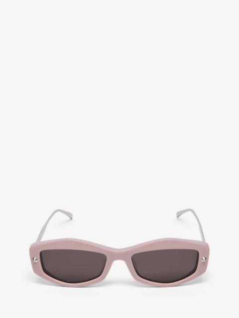 Alexander McQueen Spike Studs Geometrical Sunglasses