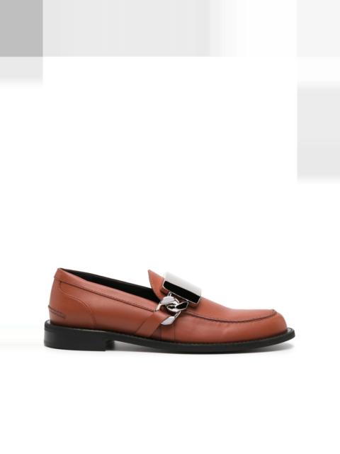 JW Anderson Gourmet Chain leather loafers