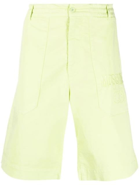 Moschino embroidered-logo detail shorts