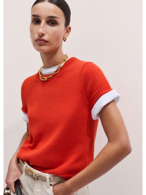 ME+EM Shrunken Straight Knit Baby Tee