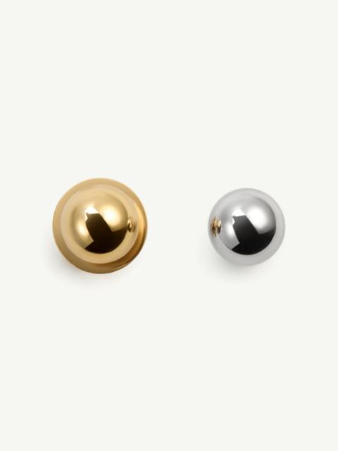 MM6 Maison Margiela Two-tone orb cluster earrings