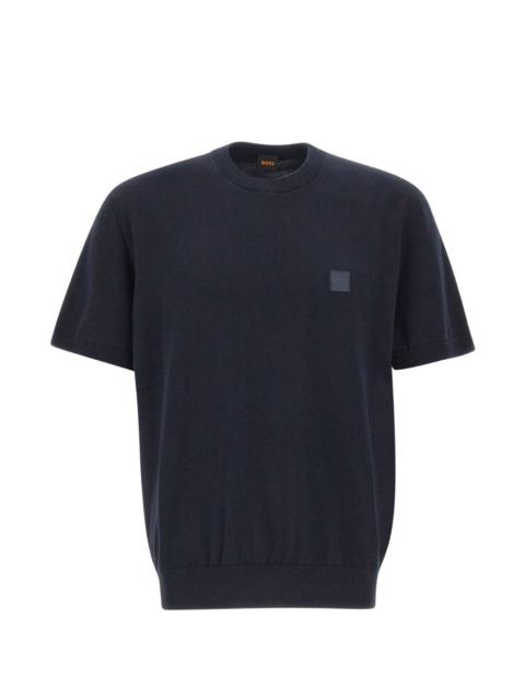 BOSS Kanacho logo patch short-sleeve T-shirt
