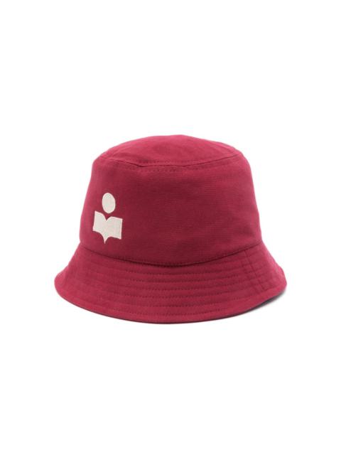 logo-embroidered bucker hat