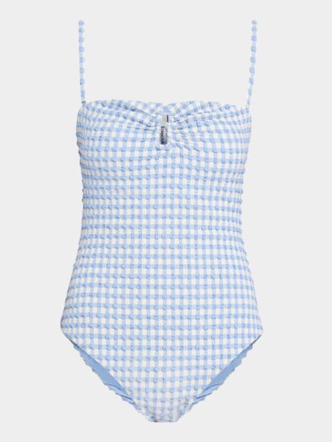 SIMKHAI Ottilie Bandeau One-Piece Swimsuit