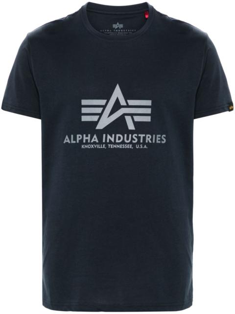 ALPHA INDUSTRIES logo-print cotton T-shirt
