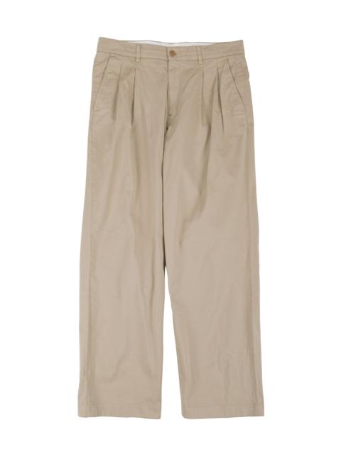NORSE PROJECTS Hestur Relaxed Twill Pleated Trouser Light Khaki