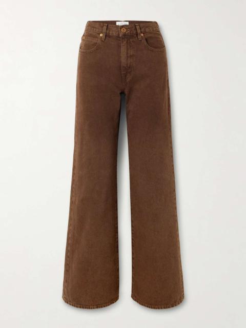 SLVRLAKE Grace wide-leg jeans Brown