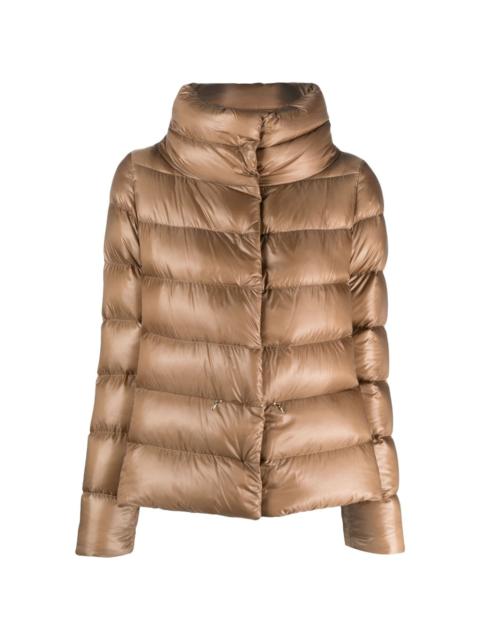 funnel-neck padded jacket