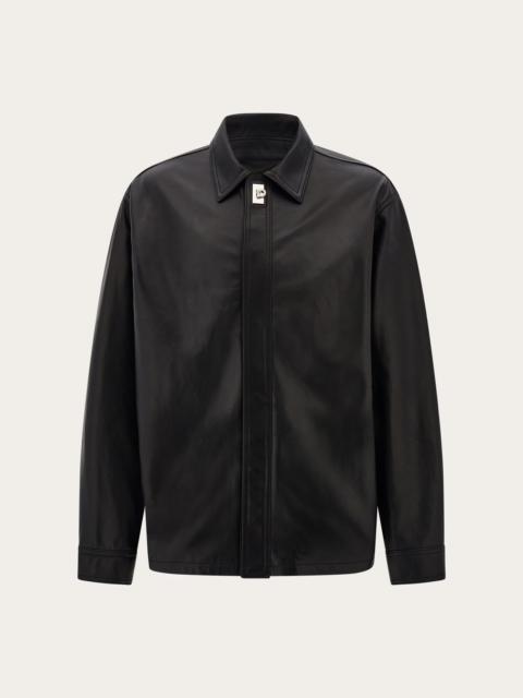 FERRAGAMO Nappa over shirt
