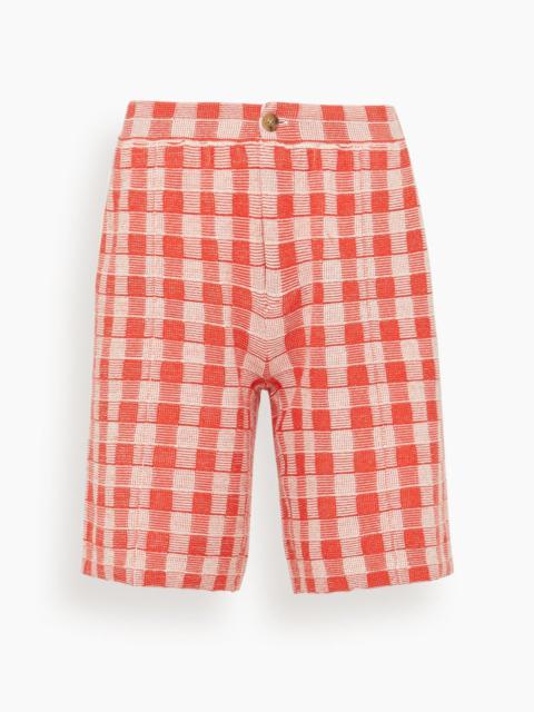 Gingham Bermuda Short in Cherry Combo