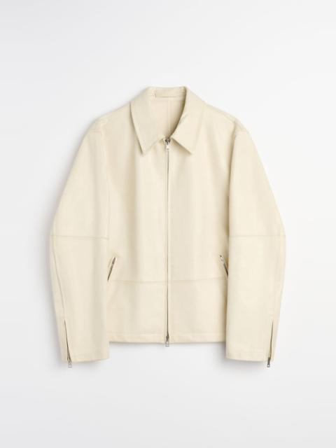 Our Legacy Rework Jacket Dirty White Waxed Suede