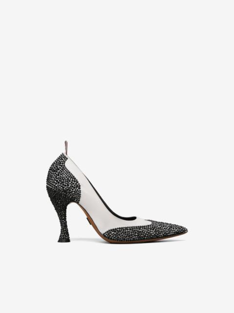 Thom Browne crystal-embellished Wingtip pumps